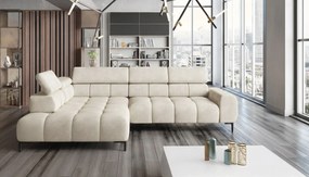 Γωνιακός καναπές Pallase-Αριστερή-cream