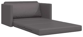 vidaXL Κρεβάτι καναπές Γκρι 124 x 71 x 78 εκ Δερματίνη