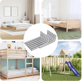 vidaXL Εξαγωνικό Κλειδί 1800 pcs Ασημί 32 x 86 χιλ. Ατσάλι