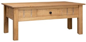 Τραπέζακι Σαλονιού 100x60x43,5 εκ. Μασίφ Ξύλο Πεύκου Σειρά Panama