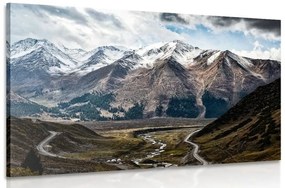 Εικόνα όμορφο πανόραμα βουνού - 120x80