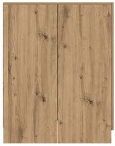 vidaXL Ντουλάπι Πλυντηρίου Αρτισιανή Δρυς 70,5 x 71,5 x 91,5 εκ.