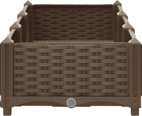 vidaXL Ζαρντινιέρα 120 x 40 x 23 εκ. από Πολυπροπυλένιο
