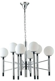 Φωτιστικό Οροφής I-Hammond-S8 Chrome Luce Ambiente Design Μέταλλο,Γυαλί