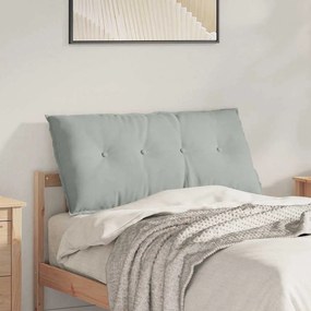 vidaXL Μαξιλάρι Πλάτης Ανοιχτό γκρι 100 x 50 x 19 cm