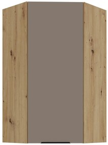 Κρεμαστό ντουλάπι γωνιακό Arianna 60x60 GN 108 1F-Γκρέζ