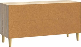 vidaXL Ντουλάπι TV 99 x 34,5 x 50 εκ. Sonoma Δρυς Επεξεργασμένο Ξύλο