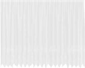 vidaXL Κουρτίνα Δαντέλας Λευκό 240 x 500 εκ Πολυεστέρας