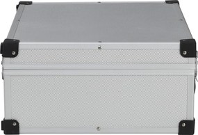 vidaXL Βαλίτσα Εργαλείων Ασημί 46 x 33 x 16 εκ. Αλουμινίου