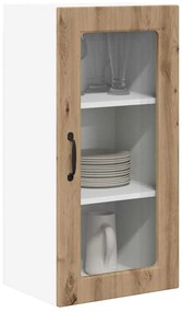 vidaXL Ραφιέρα τοίχου LUCCA 2 pcs Artisan Δρυς 40 x 31 x 80 εκ.