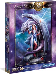 Clementoni Παζλ Anne Stokes Dragon Mage 1000 τμχ