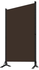vidaXL Διαχωριστικό Δωματίου με 3 Πάνελ Καφέ 260 x 180 εκ.