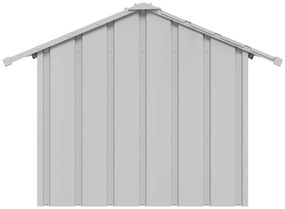 vidaXL Σπιτάκι σκύλου με οροφή 85x107x81 cm Γαλβανισμένος χάλυβας