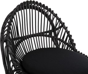 ΠΟΛΥΘΡΟΝΑ ENTROPY HM9840.03 ΦΥΣΙΚΟ RATTAN ΜΕ ΜΑΞΙΛΑΡΙ-ΜΑΥΡΟ 80x97x85Υεκ.