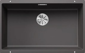 Blanco Subline 700-u - Υποκαθήμενος Νεροχύτης Κουζίνας Γρανίτη 73x40 - Rock Grey