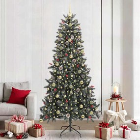 vidaXL Τεχνητό Χριστουγεννιάτικο Δέντρο 129.5 x 129.5 x 240 εκ.