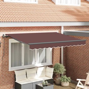 vidaXL Σκηνίτσα Αναδιπλούμενη Καφέ 300 x 200 cm ύφασμα