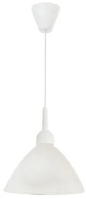 InLight Κρεμαστό φωτιστικό από λευκό γυαλί 1XE14 D:18cm 4409-Γ-Λευκό