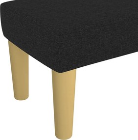 vidaXL Πάγκος Μαύρος 100x30x30 εκ. Υφασμάτινος