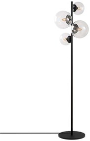 Φωτιστικό Δαπέδου Fazli 942FLG1521 33x33x162cm 4xE14 40W Black Opviq