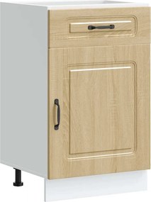 vidaXL ντουλάπι βάσης κουζίνας Kalmar Sonoma δρυς Επεξεργασμένο Ξύλο