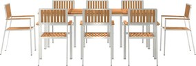 vidaXL Σετ Εξωτερικής Τραπέζης 9 pcs