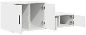 vidaXL Ντουλάπι αποθήκευσης Λευκό 103 x 41 x 40 εκ Επεξεργασμένο ξύλο