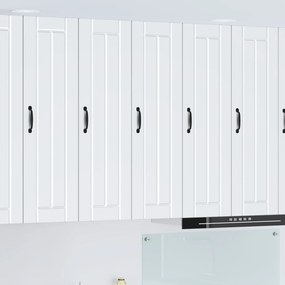 vidaXL Ντουλάπα Τοίχου LUCCA Λευκό 30 x 31 x 100 εκ.