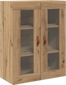 vidaXL Υψηλός Ντουλάπι με Ράφι 2 pcs Artisan Oak Επεξεργασμένο ξύλο