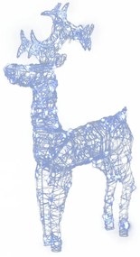 vidaXL Χριστουγ. Διακοσμητικά Τάρανδοι 2 τεμ. 60x16x100 εκ. Ακρυλικό