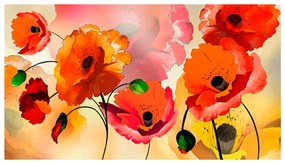 Ταπετσαρία XXL - Velvet poppies 500x280