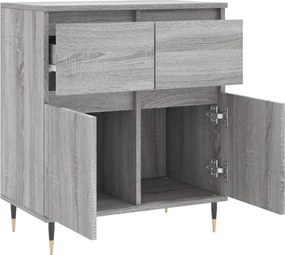 vidaXL Ντουλάπι Γκρι Sonoma 60x35x70 εκ. από Επεξεργασμένο Ξύλο