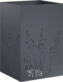 vidaXL Γλάστρα Κήπου 2 τμχ. Ανθρακί 50 x 50 x 75 cm