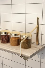 Wall Shelf Duvar Rafı 60 cm Extra Gold
Brown