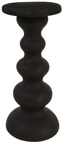 Κηροπήγιο Alisi 033296 10x10x21cm Black Πολυρεσίνη