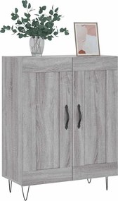 vidaXL Ντουλάπι Γκρι Sonoma 69,5 x 34 x 90 εκ. από Επεξεργασμένο Ξύλο