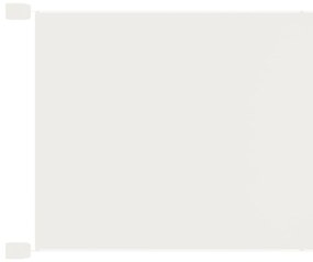 vidaXL Τέντα Κάθετη Λευκή 100 x 800 εκ. από Ύφασμα Oxford