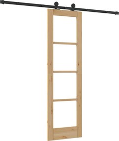 vidaXL Συρόμενη Πόρτα ORKDAL Φυσικό 61 x 198,5 εκ.