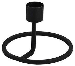 Κηροπήγιο Jelicoe Design 422034 10x7cm Black Eglo Steel