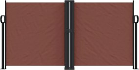 vidaXL Σκίαστρο Πλαϊνό Συρόμενο Καφέ 120 x 1000 εκ.