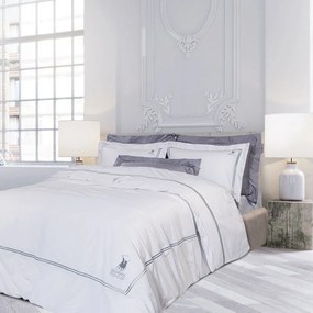 Σεντόνια 2127 (Σετ 4τμχ) White Greenwich Polo Club King Size 260x280cm 100% Cotton Satin