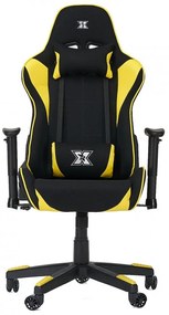 Serioux X-GC01-2D-T-Y Torin Καρέκλα Gaming Δερματίνης με Ρυθμιζόμενα Μπράτσα Μαύρο / Κίτρινο