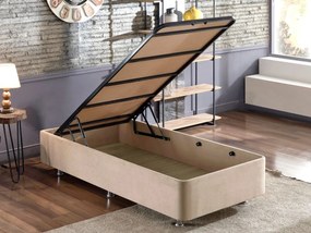 Single Bed Base Ela Single - Light Brown (90 x 190) Light Brown