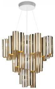 Πολυέλαιος Κρεμαστό Φωτιστικό Οροφής LED 130W Dimmable La Lollo XLarge Slamp-LALSXL0GLD01T00NMTEU-Χρυσό LALSXL0GLD01T00NMTEU