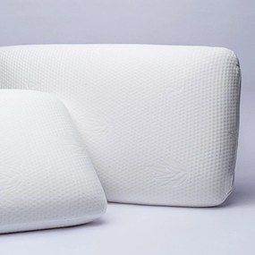 Μαξιλάρι Ύπνου Memory - Aloe Vera Anatomic White Palamaiki 50Χ70 50x70cm Viscose