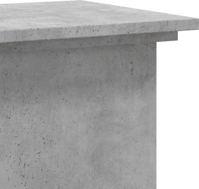 vidaXL Βάσεις Φυτών Γκρι Σκυρ. 33x33x60 εκ. Επεξεργασμένο Ξύλο