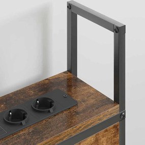 vidaXL Κεφαλάρι Αποθήκης Καπνιστή δρυς 160 cm Επεξεργασμένο ξύλο