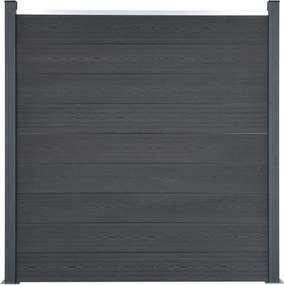vidaXL Σετ Πάνελ Περίφραξης Καφέ 353x186 εκ. από WPC