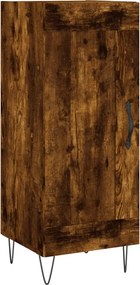 vidaXL Ντουλάπι Καπνιστή δρυς 34,5x34x180 εκ. από Επεξεργασμένο Ξύλο
