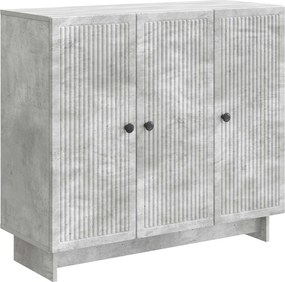 vidaXL Πλαϊνό γραφείο Γκρι Σκυροδέματος 89 x 34,5 x 80 εκ